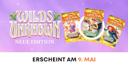 neue Edition Disney Lorcana Wilds Unknown Vorbestellung