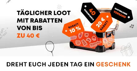 Schaut jeden Tag bei Xzone vorbei, holt euch eure Geburtstagsbelohnung und sichert euch bis zu 40 € Guthaben für euren Einkauf.