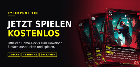 Spielt Cyberpunk TCG kostenlos: Offizielle Demo-Decks zum Download - KOPIE