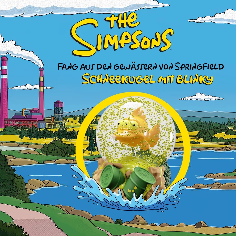 schneekugel, thesimpsons, blinky