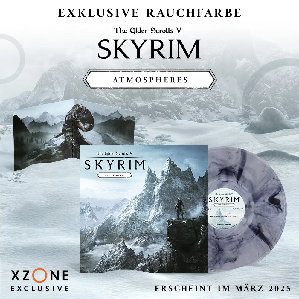 skyrim, theelderscrolls, vinyl, musicSkyrim, xzoneAT