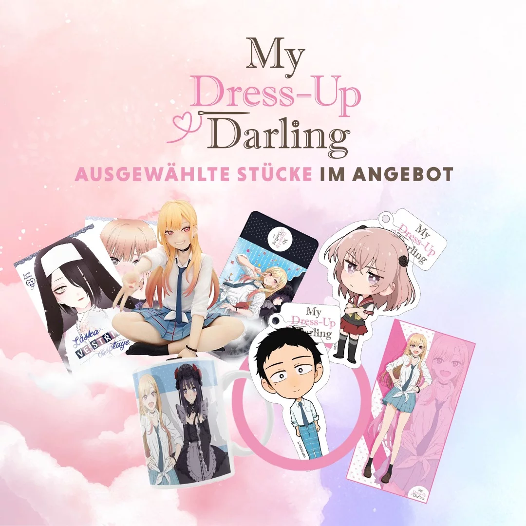 mydressupdarling, merch, angebot, fanartikel, anime