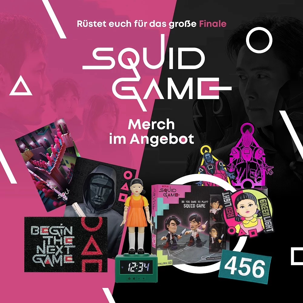 squidgame, merch, fanartikel, tintenfisch, anegbot