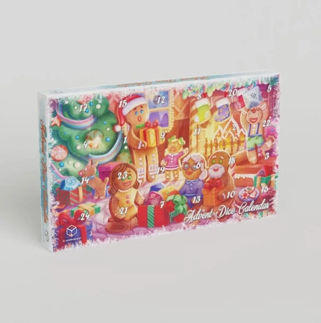 Adventskalender Advent Dice Calendar 2025 (Q-Workshop) - Würfel