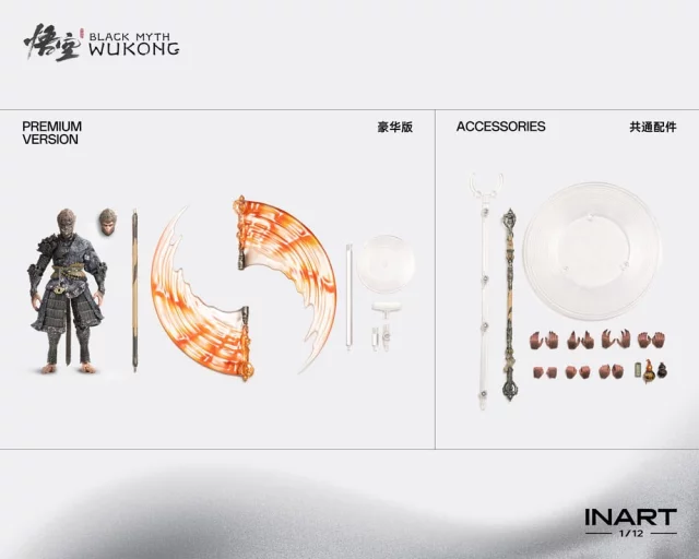 Actionfigur Black Myth: Wukong - The Destined One in the Bronze Armor Set Deluxe Ver. - Anime