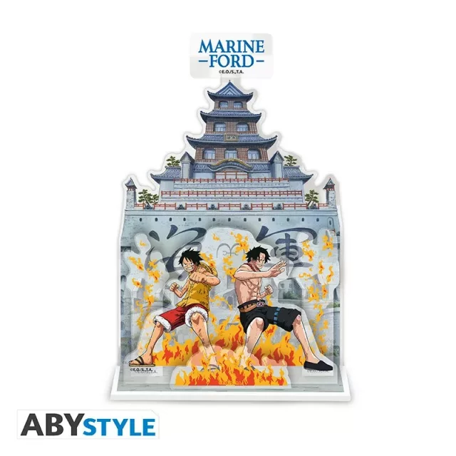Acrylfigur One Piece - Marineford Diorama - Anime