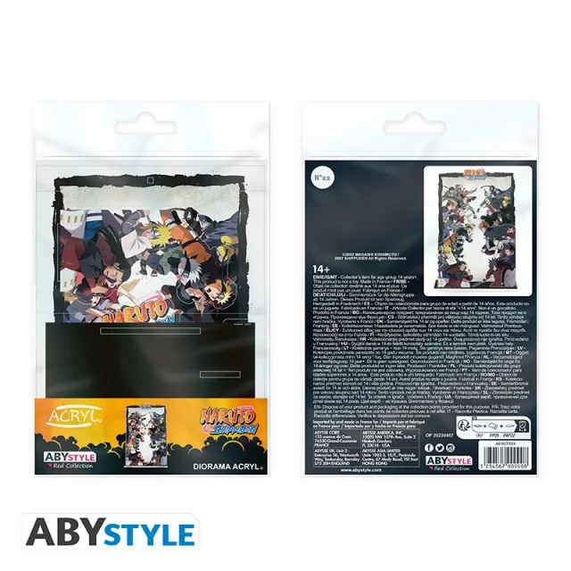 Acrylständer Naruto Shippuden - Group Fight Diorama - Bilderrahmen