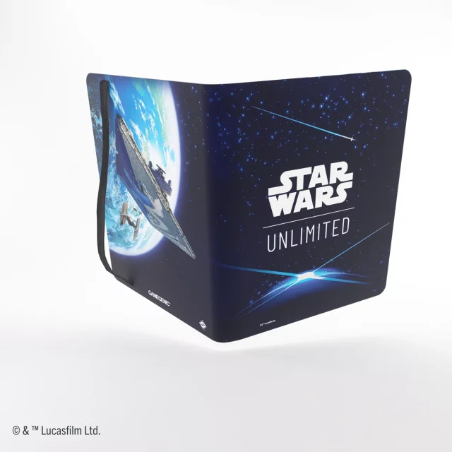 Sammelkarten Album Gamegenic - Star Wars: Unlimited 18 Pocket - Card Back Blue - TCG Sammelkartenspiel