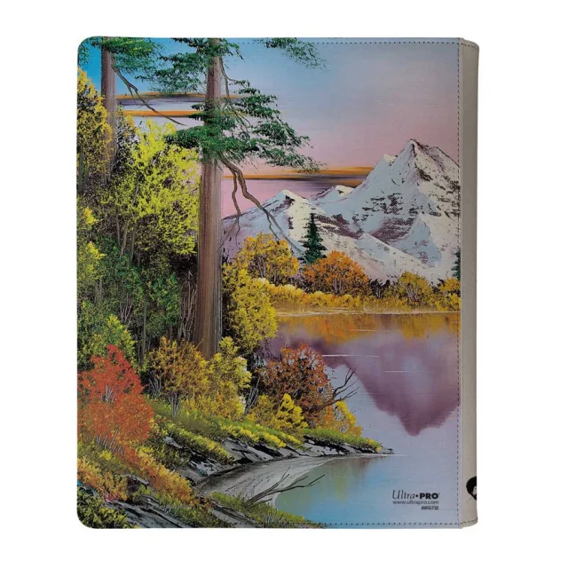 Sammelkarten Album Ultra PRO - Bob Ross: Mighty Mountain lake 9-Pocket PRO-Binder (360 Karten) - Magic The Gathering