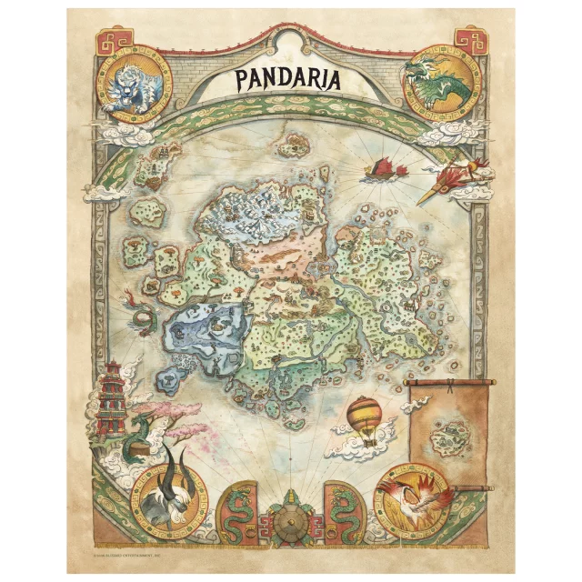 Art Print World of Warcraft - Limited Edition Lithograph Set - Stück limitiert