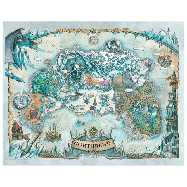 Art Print World of Warcraft - Limited Edition Lithograph Set - Poster