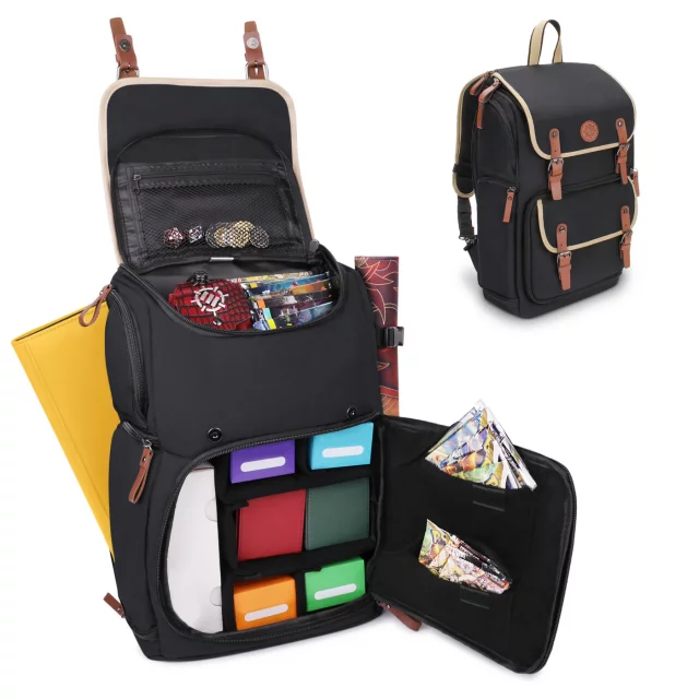 Rucksack ENHANCE - Trading Card Storage Box Backpack (Black) - Magic The Gathering
