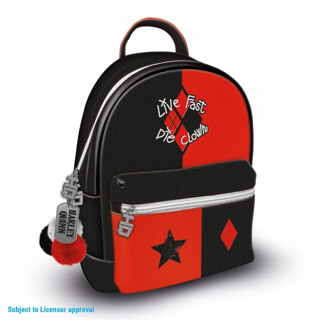 Rucksack Suicide Squad - Harley Quinn Live Fast - DC Comics