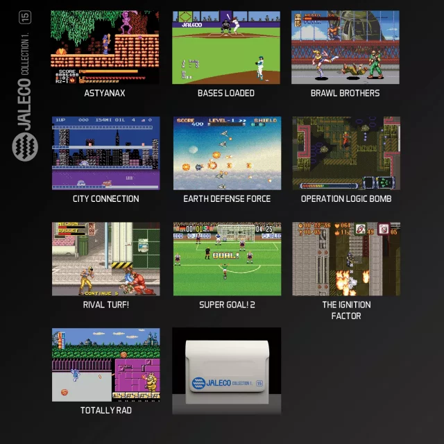 Cartridge für die Retro-Spielkonsole Evercade - Jaleco Collection 1
