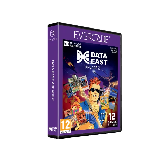 Cartridge für die Retro-Spielkonsole Evercade - Data East Arcade 2