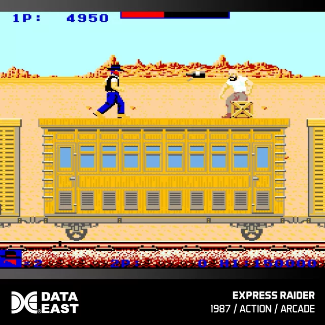 Cartridge für die Retro-Spielkonsole Evercade - Data East Arcade 2