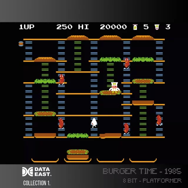 Cartridge für die Retro-Spielkonsole Evercade - Data East Collection 1