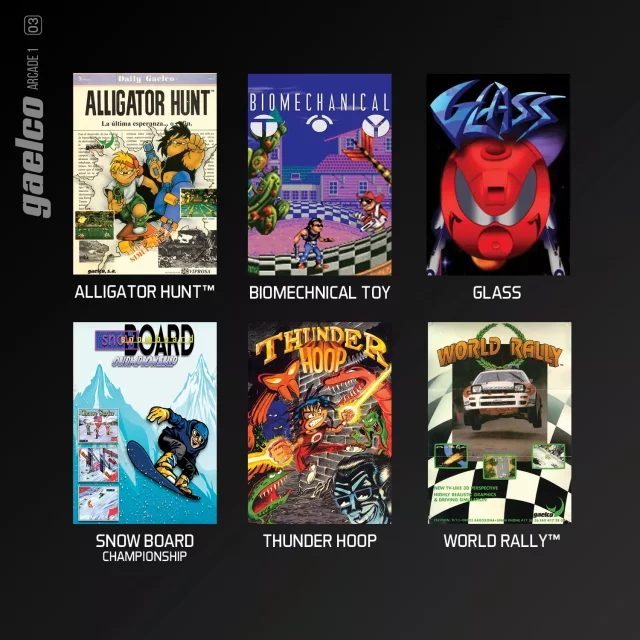 Cartridge für die Retro-Spielkonsole Evercade - Gaelco Arcade 1