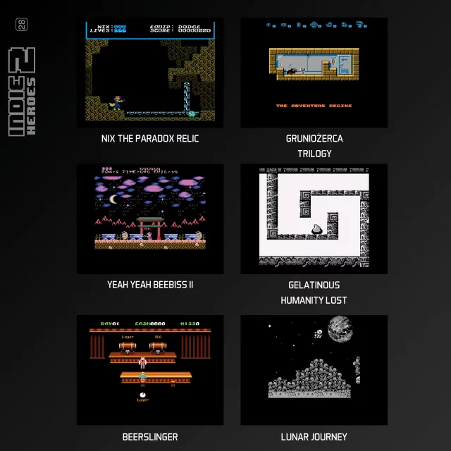 Cartridge für Retro-Spielkonsolen Evercade - Indie Heroes Collection 2