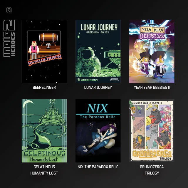 Cartridge für Retro-Spielkonsolen Evercade - Indie Heroes Collection 2