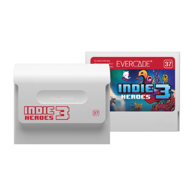 Cartridge für die Retro-Spielkonsole Evercade - Indie Heroes Collection 3