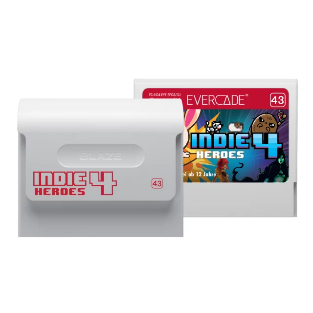 Cartridge für Retro-Spielkonsole Evercade - Indie Heroes Collection 4