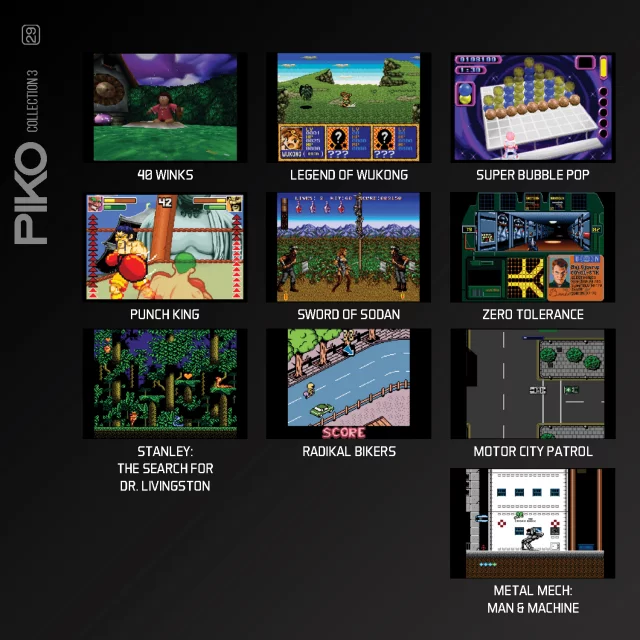 Cartridge für die Retro-Spielkonsole Evercade - Piko Interactive Collection 3