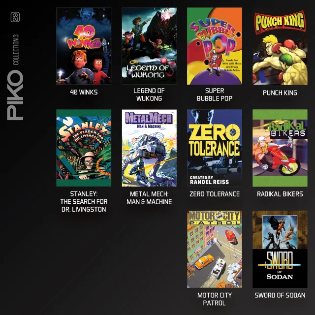 Cartridge für die Retro-Spielkonsole Evercade - Piko Interactive Collection 3