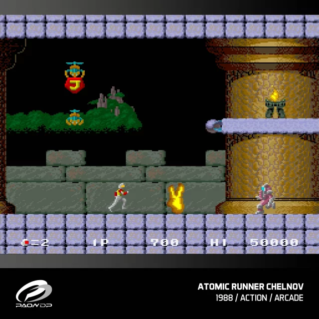 Cartridge für Retro-Spielkonsole Evercade - Windjammers, Karnov & Friends