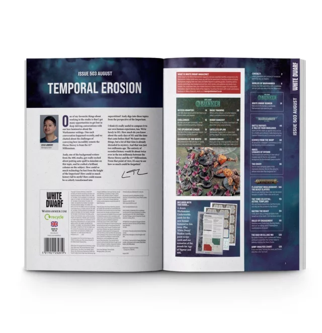 Zeitschrift White Dwarf 2024/8 (Issue 503) - Spielanleitung