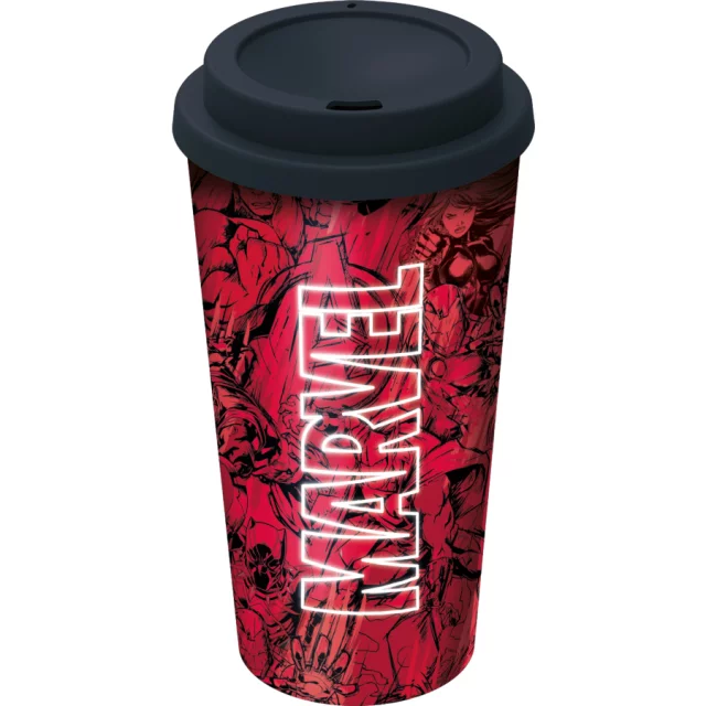 Reisebecher Marvel - Comic Pattern