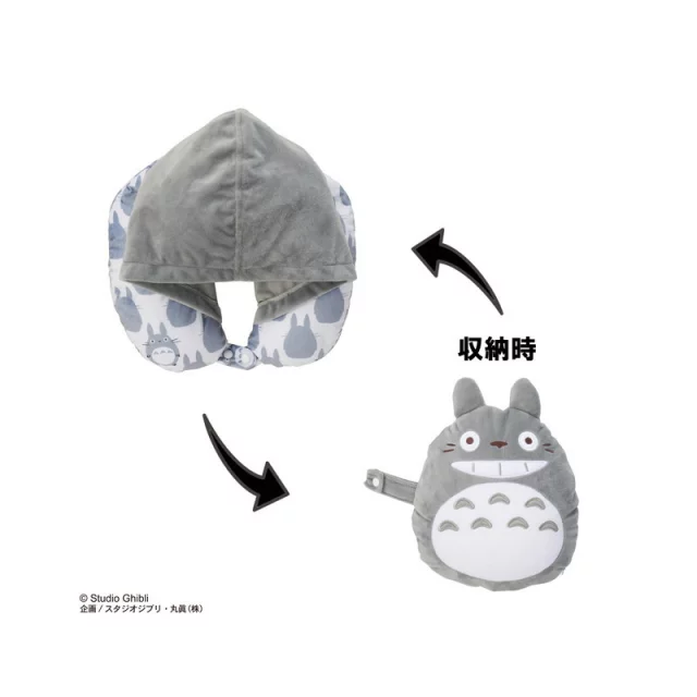Reisekissen für den Nacken Ghibli – Totoro (mit Kapuze)