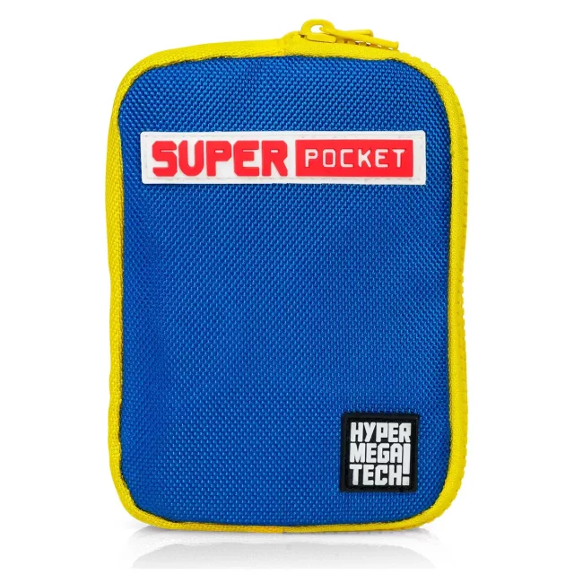 Reiseetui für Super Pocket Retro-Spielkonsole (blau-gelbe Variante) - Verpackungen