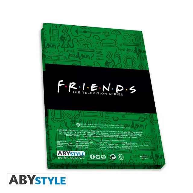 Geschenkset Friends - Central Perk (Glas, Pin und Notizbuch) - Anstecker