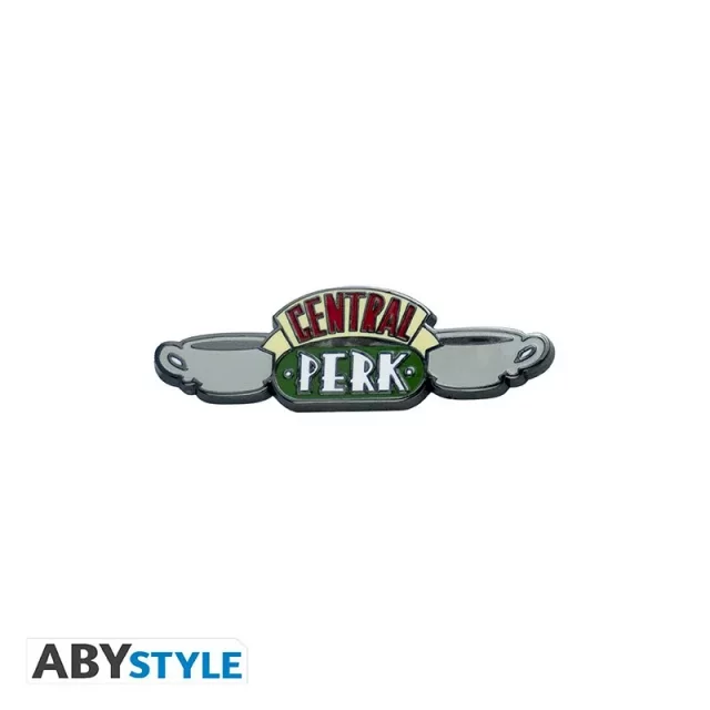 Geschenkset Friends - Central Perk (Glas, Pin und Notizbuch) - Anstecker