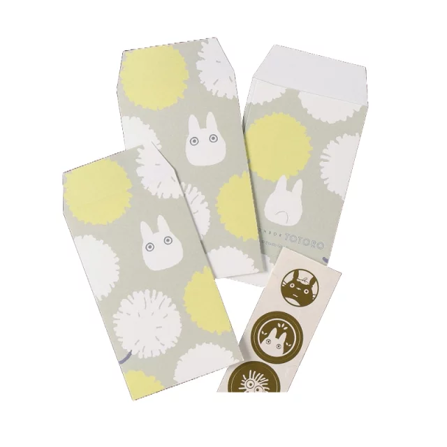Geschenkset Ghibli - Totoro Dandelion (My Neighbor Totoro) (Umschläge und Stickerbogen) - Kugelschreiber