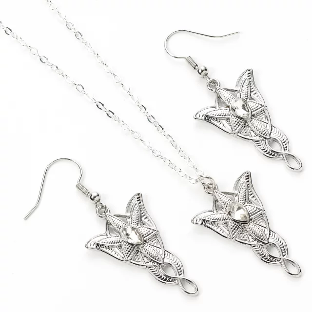Geschenkset Lord of the Rings - Arwen Evenstar (Anhänger, Ohrringe)