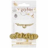 Geschenkset Harry Potter - Golden Snitch (Haargummi, Haarspange) - Kugelschreiber