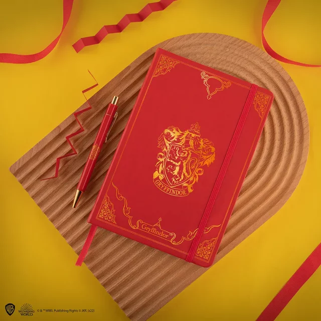 Geschenkset Harry Potter - Gryffindor (Notizbuch, Kugelschreiber) - Gläser