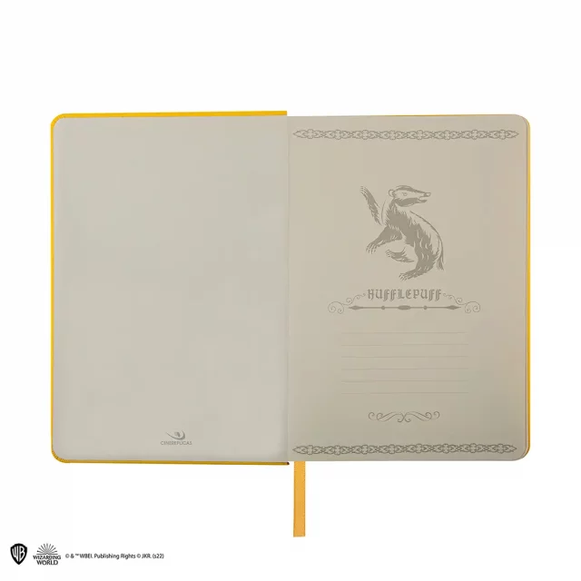 Geschenkset Harry Potter - Hufflepuff (Notizbuch, Kugelschreiber) - Gläser