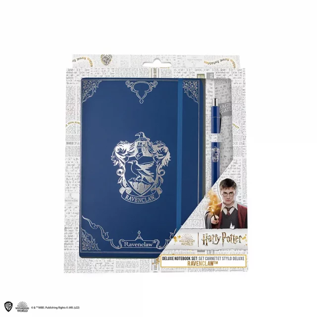 Geschenkset Harry Potter - Ravenclaw (Notizbuch, Kugelschreiber) - Gläser