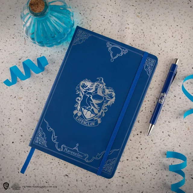 Geschenkset Harry Potter - Ravenclaw (Notizbuch, Kugelschreiber) - Gläser
