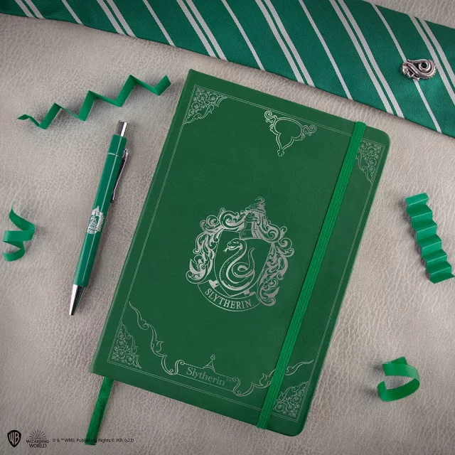 Geschenkset Harry Potter - Slytherin (Notizbuch, Kugelschreiber) - Gläser