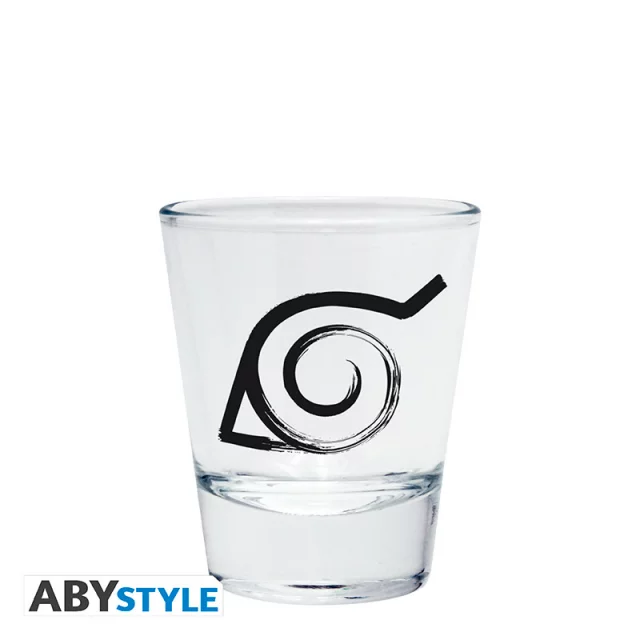 Geschenkset Naruto - Konoha (Glas, Tasse, Schnapsglas) (beschädigte Verpackung) - Shotgläser