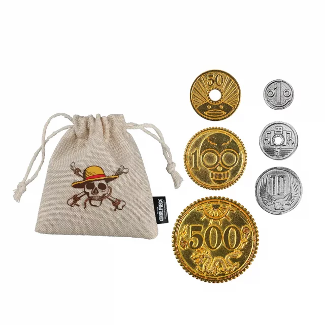 Geschenkset One Piece - Nami's Bandana & Berry Coins (Tuch und Münzen) - Cosplay