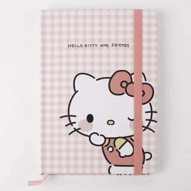 Geschenkset Sanrio - Hello Kitty (Notizbuch, Schlüsselanhänger, Lesezeichen) - Tassen