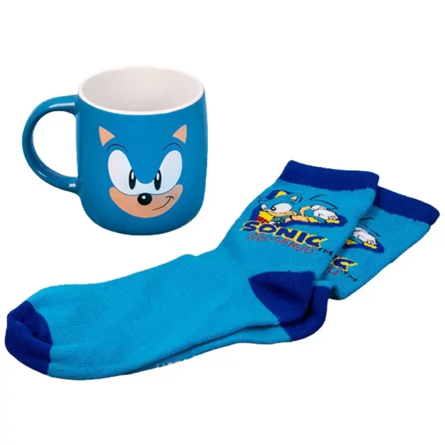 Geschenkset Sonic - Tasse und Socken - Sonic the Hedgehog
