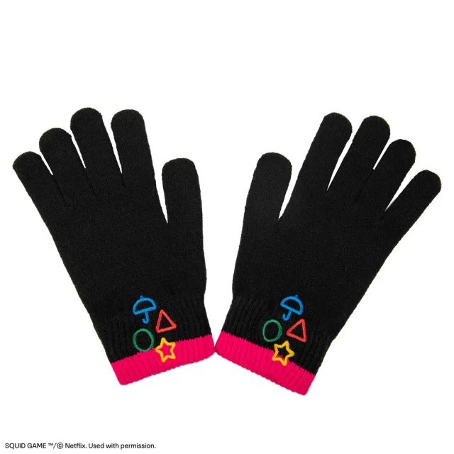 Geschenkset Squid Game - Winter Set (Schal, Mütze, Handschuhe)