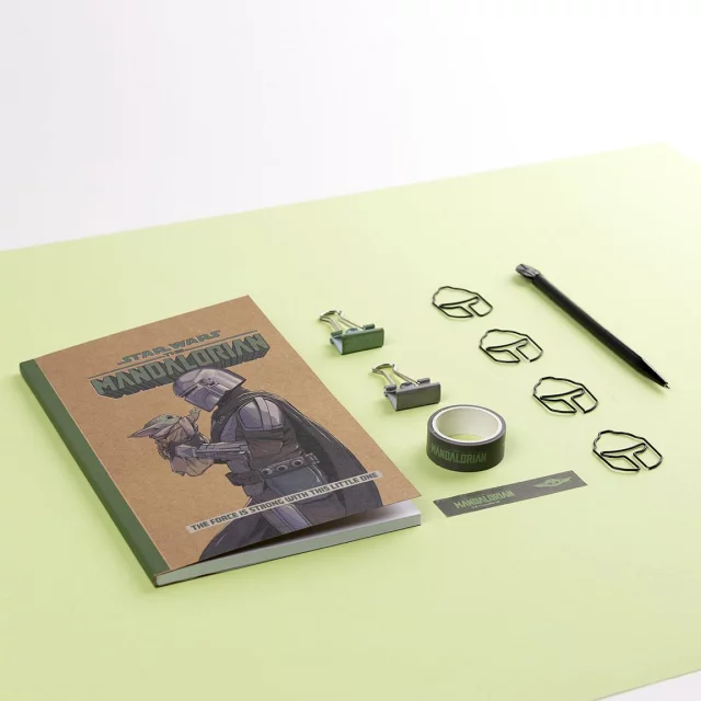 Geschenkset Star Wars: The Mandalorian - Mando (Notizbuch, Büromaterial) - Tassen