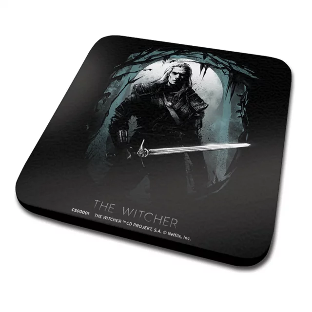 Geschenkset The Witcher - Geralt (Tasse, Untersetzer, Schlüsselanhänger) - Untertassen